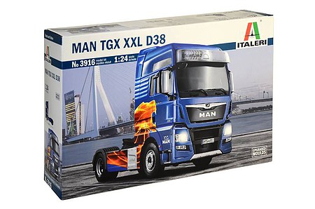 Italeri MAN TGX XXL D38 Plastic Model Truck Vehicle Kit 1/24 Scale #553916