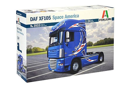 Italeri DAF XF-105SPACE AMERICA Plastic Model Truck Vehicle Kit 1/24 Scale #553933