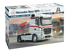 Italeri Mercedes-Benz MP4 Big Space Show Truck Plastic Model Car Truck 1/24 Scale #553948