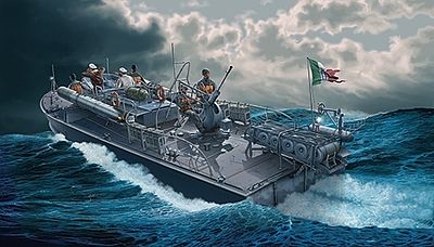 M.A.S. 568 4a Torpedo Armed Boat Plastic Model Military Ship Kit 1/35 Scale #555608