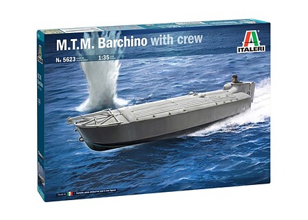 Italeri MTM BARCHINO W/CREW Plastic Model Ship Kit 1/35 Scale #555623
