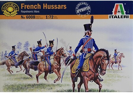 Italeri French Hussars Plastic Model Military Figure Kit 1/72 Scale #556008