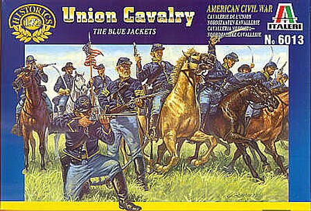 Italeri Union Cavalry Plastic Model Military Figure Kit 1/72 Scale #556013