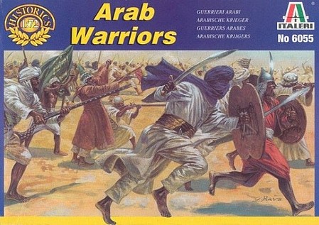 Italeri Arab Warriors Plastic Model Military Figure Kit 1/72 Scale #556055
