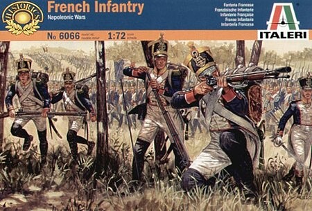 Italeri French Infantry Napoleonic War Plastic Model Military Figure Kit 1/72 Scale #556066