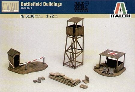 Diorama WW2 1/32 scale hand made - American paras in a ruin