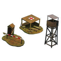 Italeri WWII Battlefield Buildings Plastic Model Military Diorama 1/72 Scale #556130