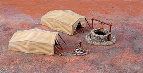 Italeri Desert Well & Tents Plastic Model Military Diorama 1/72 Scale #556148