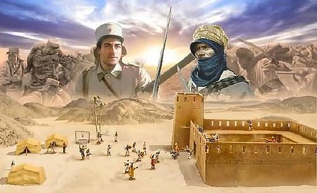 Italeri Beau Gest- Algerian Tuareg 1877-1912 Plastic Model Military Diorama Kit 1/72 Scale #556183