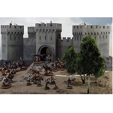 Italeri Castle Under Siege 100 Years War Plastic Model Military Diorama Kit 1/72 Scale #556185