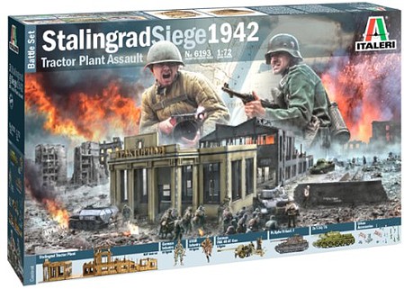 Italeri Stalingrad Siege Uranus Operation Plastic Model Military Figure Kit 1/72 Scale #556193