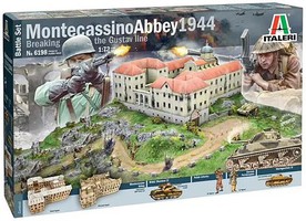 Italeri MONTECASSINO 1944 GUSTAV Plastic Model Military Diorama Kit 1/72 Scale #556198