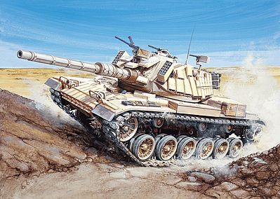 Italeri M60 Blazer Tank Plastic Model Military Vehicle Kit 1/35 Scale #556391