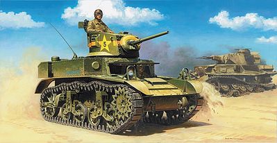 Italeri M3A1 Tank Plastic Model Military Vehicle Kit 1/35 Scale #556498