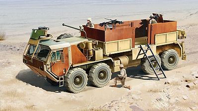 Italeri M985 HEMTT Gun Truck Plastic Model Military Vehicle Kit 1/35 Scale #556510