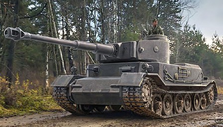 Italeri VK4501(P) Tiger Ferdinand Heavy Tank Plastic Model Military Vehicle Kit 1/35 Scale #556565
