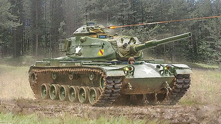 Italeri M60A1 Patton Tank Plastic Model Military Vehicle Kit 1/72 Scale #557075