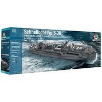Italeri Schnellboot Typ S-38 Plastic Model Military Ship Kit 1/35 Scale #5620s