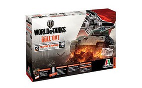 Italeri World Of Tanks Pz.Kpfw.V Panther Plastic Model Military Vehicle Kit 1/56 Scale #56502