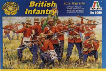 Italeri British Infantry Zulu War 1879 Plastic Model Military Figure Kit 1/72 Scale #6050