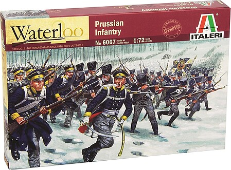 Italeri Prussian Infantry Napoleonic War Plastic Model Military Figure Kit 1/72 Scale #6067