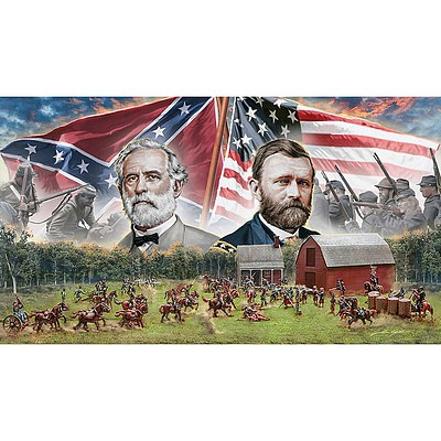 Italeri American Civil War Farmhouse Battle Set Plastic Model Military Diorama 1/72 Scale #6179s