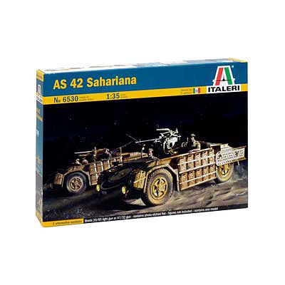 Italeri AS 42 Sahariana Plastic Model Military Vehicle Kit 1/35 Scale #6530s