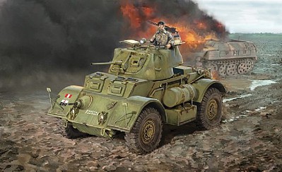 Italeri Staghound MK.I Armored Car Plastic Model Military Vehicle Kit 1/35 Scale #6552s