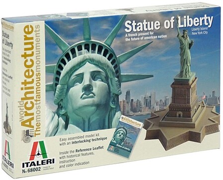 Italeri The Statue Of Liberty Plastic Model Building Kit #68002