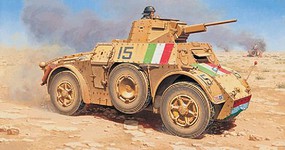 Italeri Autoblinda AB 41 Armored Car Plastic Model Military Vehicle Kit 1/72 Scale #7051s