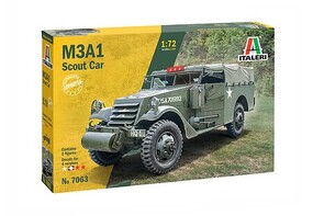 Italeri M3A1 scout car Plastic Model Military Vehicle Kit 1/72 Scale #7063 Italeri M3A1 scout car Plastic Model Military Vehicle Kit 1/72 Scale #7063