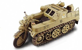 NSU HK 101 Kettenkrad Military Motorcycle Plastic Model Motorcycle Kit 1/9 Scale #7404s