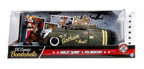 Jada-Toys 1/24 1951 Mercury Car w/Harley Quinn Figure Jada-Toys 1/24 1951 Mercury Car w/Harley Quinn Figure