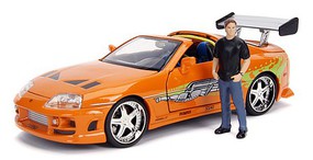 Jada-Toys 1/24 Fast & Furious Toyota Supra w/Brian OConner Figure Jada-Toys 1/24 Fast & Furious Toyota Supra w/Brian OConner Figure