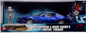 Jada-Toys 1/24 1977 Pontiac Firebird w/Pennywise & Henry Bower Figures from IT Chapter 2