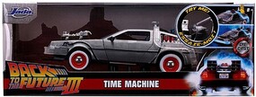 Jada-Toys 1/24 Back to the Future Part III DeLorean Car Time Machine w/Lights (no figure included) Jada-Toys 1/24 Back to the Future Part III DeLorean Car Time Machine w/Lights (no figure included)