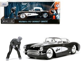 Jada-Toys 1/24 1957 Corvette w/Wolfman Figure