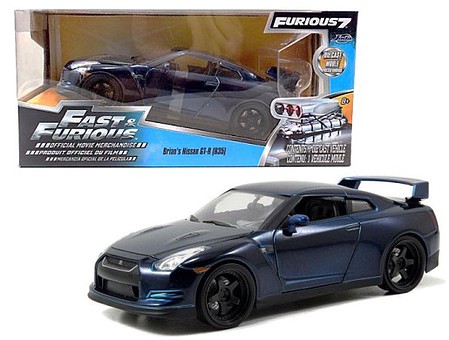Jada-Toys 1/24 Fast & Furious Brians Nissan GT-R35 (no figure included)