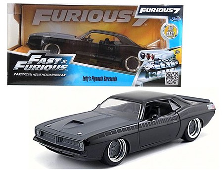 Jada-Toys 1/24 Fast & Furious Lettys Plymouth Barracuda (no figure included)