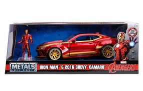 Jada-Toys 1/24 2016 Chevy Camaro Car w/Ironman Figure Jada-Toys 1/24 2016 Chevy Camaro Car w/Ironman Figure