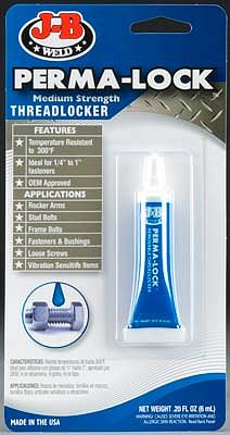 J-B-Weld J-B Perma-Lock 6ml Blue Threadlocker
