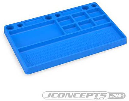 J-Concepts Parts Tray, Rubber Material, Blue