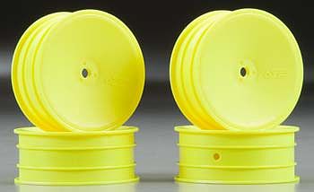 J-Concepts Front Mono,12mm Hex Wheel, Yellow- B4.1, RB5