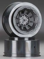 J-Concepts Front Hazard Wheel, Black (2) -2WD Slash J-Concepts Front Hazard Wheel, Black (2) -2WD Slash