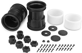 J-Concepts Tribute 2.6 x 3.6'' Monster Truck Wheel, Black (2) J-Concepts Tribute 2.6 x 3.6'' Monster Truck Wheel, Black (2)