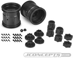 J-Concepts Midwest 2.2 MT 12mm Hex Wheel w/Adaptor, Black (2) J-Concepts Midwest 2.2 MT 12mm Hex Wheel w/Adaptor, Black (2)