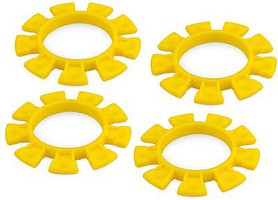 J-Concepts Dirt Bands, Tire Gluing Rubber Bands, Yellow (4) J-Concepts Dirt Bands, Tire Gluing Rubber Bands, Yellow (4)