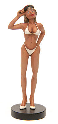 JimmyFlintstone California Bikini Girl Resin Model Fantasy Figure Kit 1/25 Scale #jf8