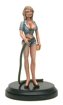 JimmyFlintstone Sue The Carwash Girl Resin Model Fantasy Figure Kit 1/25 Scale #jf9