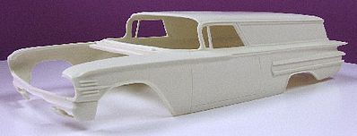 JimmyFlintstone 1960 Chevy Sedan Delivery Body for RMX Plastic Model Vehicle Accessory 1/25 Scale #nb128